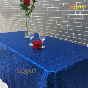 120x200cm/120x400cm Glitter Sequin RECTANGULAR Tablecloth - Rose Gold Sequin Table Cloth for Wedding Party Christmas Decoration