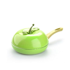 Hot Sale Fruit Frying Pan Cooking Pot Color Saucepan Ceramic Pan Grill Pan Induction Cooker Gas Aluminum Cookware Drop Shipping