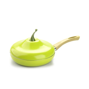 Hot Sale Fruit Frying Pan Cooking Pot Color Saucepan Ceramic Pan Grill Pan Induction Cooker Gas Aluminum Cookware Drop Shipping
