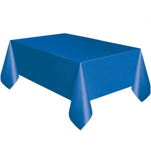 1PC 137*183cm Plastic Disposable Tablecloth Solid Color Wedding Birthday Party Table Cover Rectangle Desk Cloth Wipe Covers sale