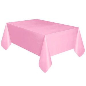 1PC 137*183cm Plastic Disposable Tablecloth Solid Color Wedding Birthday Party Table Cover Rectangle Desk Cloth Wipe Covers sale