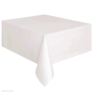 1PC 137*183cm Plastic Disposable Tablecloth Solid Color Wedding Birthday Party Table Cover Rectangle Desk Cloth Wipe Covers sale