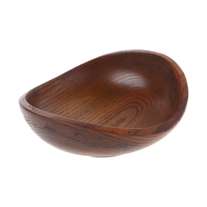 Japanese Style Natural Wooden Bowl Soup Salad Rice Bowls Tableware Dinnerware