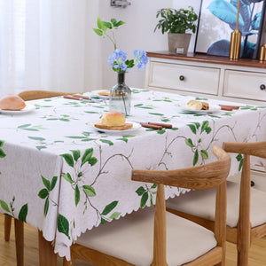 Proud Rose Green Leaves Table Cloth Waterproof Tafelkleed Plastic PVC Oilproof Tablecloths Table Cover Home Decor