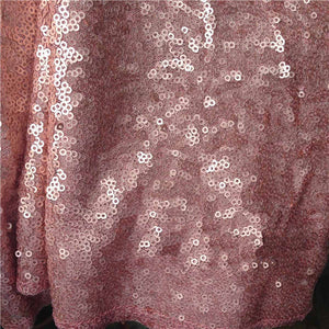 120x200cm/120x400cm Glitter Sequin RECTANGULAR Tablecloth - Rose Gold Sequin Table Cloth for Wedding Party Christmas Decoration