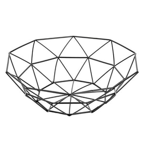 Metal Fruit Vegetable Storage Bowls Kitchen Egg Baskets Holder Nordic Minimalism