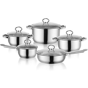 Creative and Personality Stainless Steel Pot Set cooking pot for kitchen pots a set of pans utensils for kitchen sale household