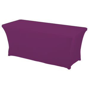1PC Rectangular Fitted Stretch Spandex Table Cover Wedding Elastic Lycra Long Bar Table Cloth For Hotel Event Party Decoration