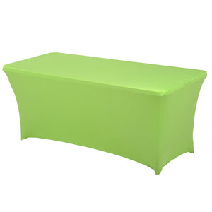 1PC Rectangular Fitted Stretch Spandex Table Cover Wedding Elastic Lycra Long Bar Table Cloth For Hotel Event Party Decoration