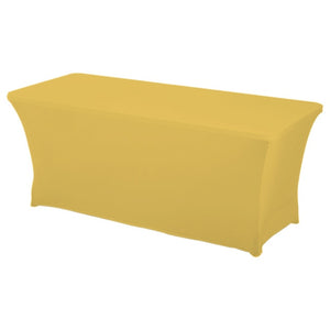 1PC Rectangular Fitted Stretch Spandex Table Cover Wedding Elastic Lycra Long Bar Table Cloth For Hotel Event Party Decoration