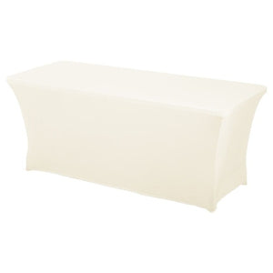 1PC Rectangular Fitted Stretch Spandex Table Cover Wedding Elastic Lycra Long Bar Table Cloth For Hotel Event Party Decoration