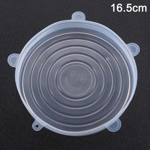Newly Reusable Silicone Food Lid Bowl Covers Wrap Food Fresh-keeping Stretchable Household Kitchen Kit