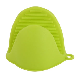 Silicone Heat Insulation Anti-scald Food-Grade Gloves Potholder Pinch Grips for Kitchen Cooking Baking Supplies
