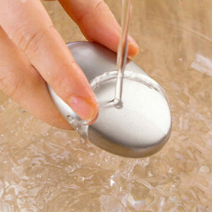 Stainless Steel Soap - Oval Shape Deodorize Smell From Hands Retail Magic Eliminating Odor Kitchen Bar
