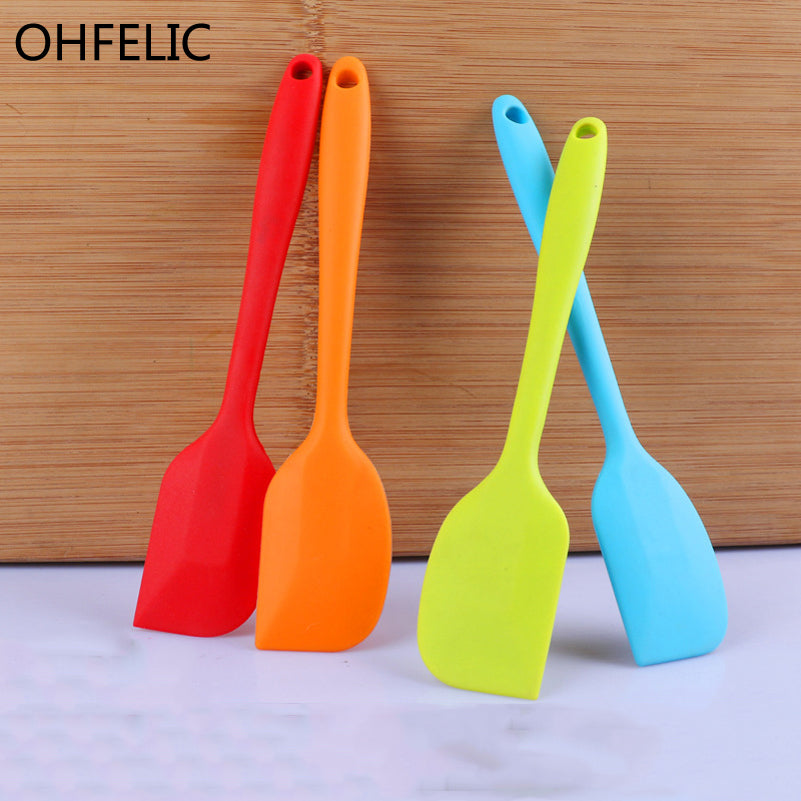 Food Grade Kitchen Silicone Cream Butter Cake Spatula Mixing Batter Scraper Brush Butter Cake Brushes Baking Tool Kitchenware