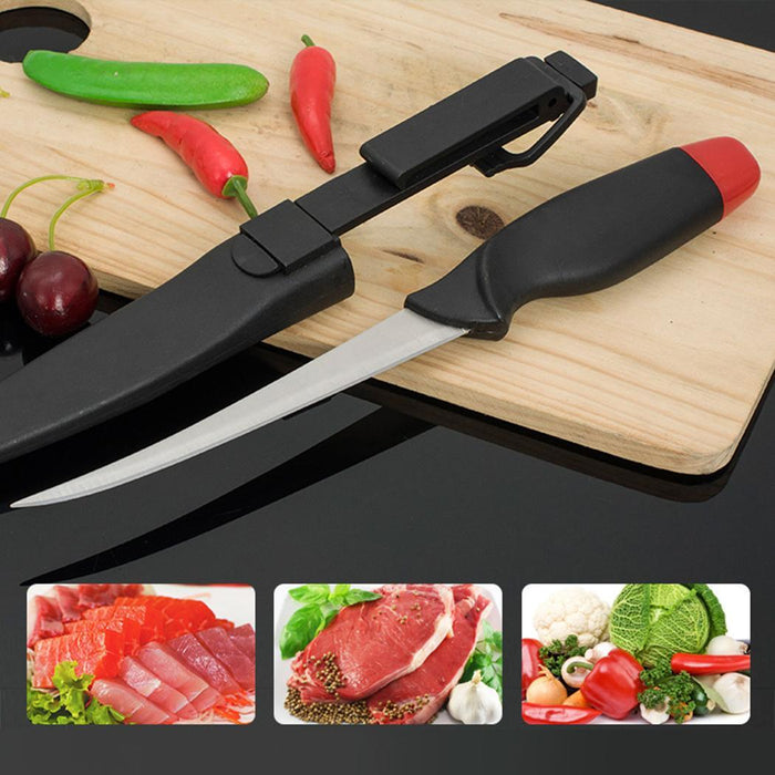Fishing Knife Stainless Steel Home Restaurant Bar Kitchen Tool Portable Multifunction Meat Fish Knife