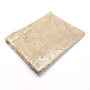 Rose Gold Sequin Tablecloth Glitter Round Rectangular Embroidered Sequin Table Cloth For Wedding Cake Party Christmas Decoration