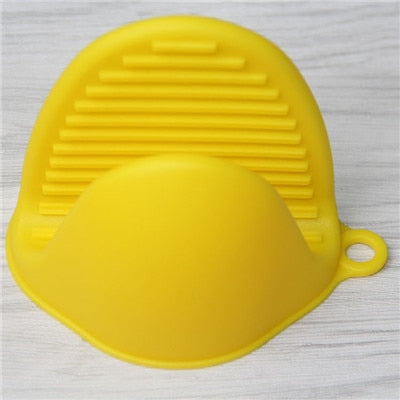 1-2pcs Grip Silicone Pot Holder Sleeve Heat Resistant Pot Glove Pan Handle  Cover Grip Kitchen Tools Kitchen Gadgets