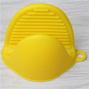 Anti-scald Silicone Kitchen Oven Gloves Pot Holder Potholder Heat Resistant Microwave  Oven Mitts Hot Plate Clip Kitchen Cooking