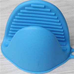 Anti-scald Silicone Kitchen Oven Gloves Pot Holder Potholder Heat Resistant Microwave  Oven Mitts Hot Plate Clip Kitchen Cooking