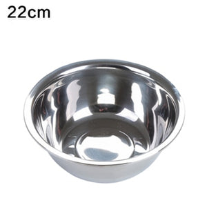 Household Stainless Steel Bowl 304 Small Large Kitchen Sink Circular Washbasin Soup Bowl Basin Thickened And Deepened Bowl