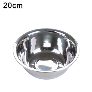 Household Stainless Steel Bowl 304 Small Large Kitchen Sink Circular Washbasin Soup Bowl Basin Thickened And Deepened Bowl
