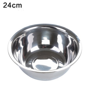 Household Stainless Steel Bowl 304 Small Large Kitchen Sink Circular Washbasin Soup Bowl Basin Thickened And Deepened Bowl