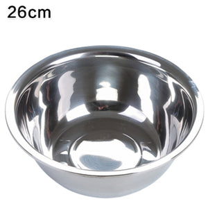 Household Stainless Steel Bowl 304 Small Large Kitchen Sink Circular Washbasin Soup Bowl Basin Thickened And Deepened Bowl