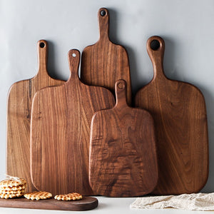 Kitchen Wooden Chopping Blocks Beech Walnut Pizza Bread Fruit Hangable Cutting Board Durable Non-slip Kitchen Tools Accessories
