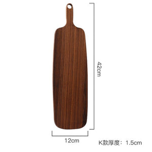 Kitchen Wooden Chopping Blocks Beech Walnut Pizza Bread Fruit Hangable Cutting Board Durable Non-slip Kitchen Tools Accessories