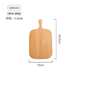 Kitchen Wooden Chopping Blocks Beech Walnut Pizza Bread Fruit Hangable Cutting Board Durable Non-slip Kitchen Tools Accessories