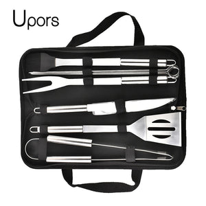 High Quality Barbecue Tools Stainless Steel BBQ Grill Tools Set Outdoor Grill Accessories with Storage Bag 10pcs