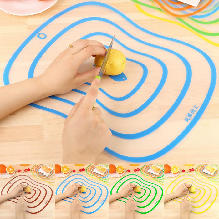 Kitchen Chopping Blocks Tool Flexible Transparent Cutting Board Kitchen PP Cutting Boards Classification Chopping Board Hot