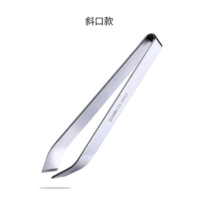 M&K HOME Kitchen Stainless Steel Pig Hair Pulling Chicken Duck Hair Clip Fish Bone Pliers Plucking Tweezers Hair Removal Pliers