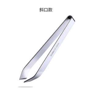 M&K HOME Kitchen Stainless Steel Pig Hair Pulling Chicken Duck Hair Clip Fish Bone Pliers Plucking Tweezers Hair Removal Pliers
