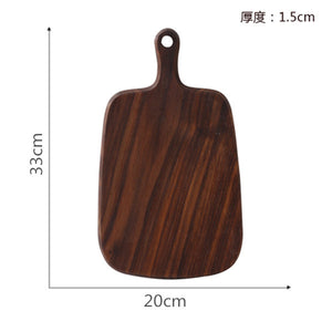 Kitchen Wooden Chopping Blocks Beech Walnut Pizza Bread Fruit Hangable Cutting Board Durable Non-slip Kitchen Tools Accessories