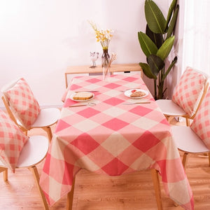 geometry Tropical Plants Pattern Cotton Linen waterproof Tablecloths Decorative Home Decor Table Cloth High Quality tablecloth
