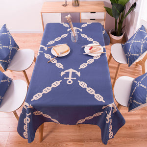geometry Tropical Plants Pattern Cotton Linen waterproof Tablecloths Decorative Home Decor Table Cloth High Quality tablecloth