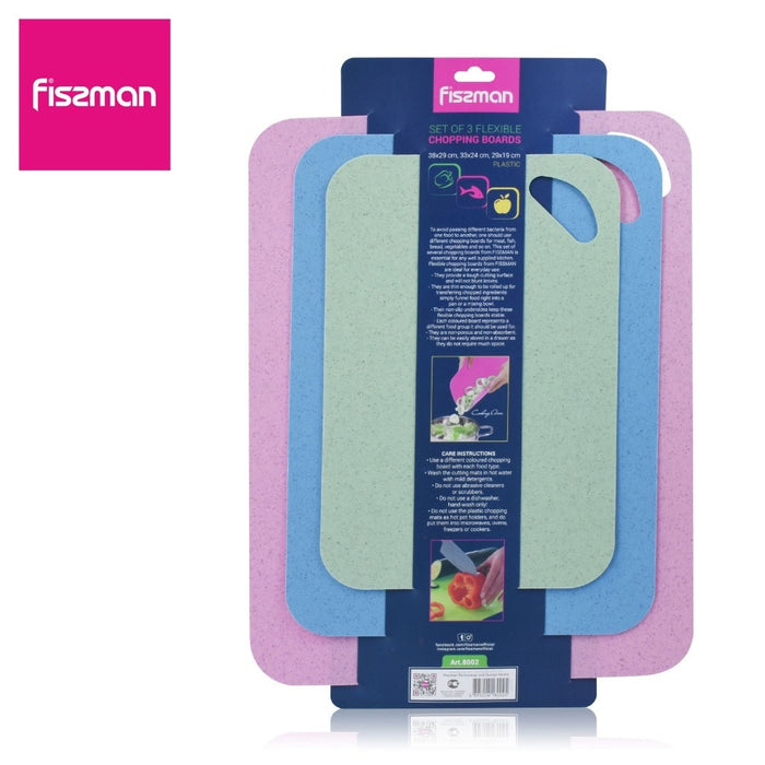 FISSMAN WHEAT STRAW CUTTING BOARD SET