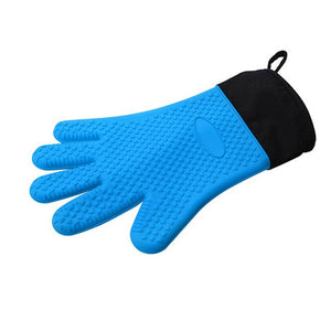 Easy Clean Silicone BBQ Cooking Waterproof Non-slip Potholder Glove