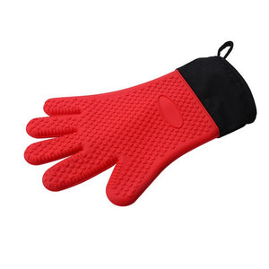 Easy Clean Silicone BBQ Cooking Waterproof Non-slip Potholder Glove
