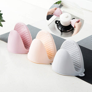 1PC Food Grade Silicone Mini Oven Mitts Heat Resistant Pinch Mitt Gloves Potholder for kitchen Cooking Baking