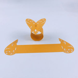 50pcs Pigeon Style Laser Cut Porta Guardanapo Napkin Rings For Wedding Holders Party Wedding Favors Table Decoration Supplies