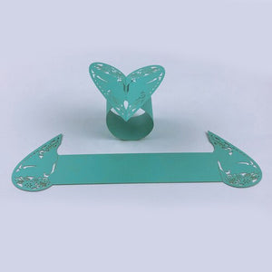 50pcs Pigeon Style Laser Cut Porta Guardanapo Napkin Rings For Wedding Holders Party Wedding Favors Table Decoration Supplies