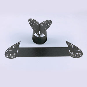 50pcs Pigeon Style Laser Cut Porta Guardanapo Napkin Rings For Wedding Holders Party Wedding Favors Table Decoration Supplies