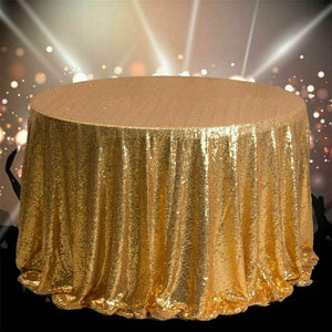 New Table Cloth tablecloth Round Sequin Tablecloths For Wedding Party Event Banquet Home Table Cover Decoration Cover Tableware