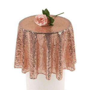 New Table Cloth tablecloth Round Sequin Tablecloths For Wedding Party Event Banquet Home Table Cover Decoration Cover Tableware